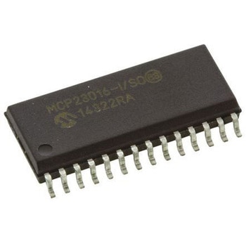 マイクロチップ， I/Oエキスパンダ 16， I2C SOIC MCP23016-I/SO MICROCHIP