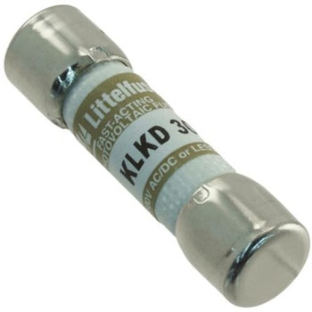 リテルヒューズ 管ヒューズ 30A 10 x 38mm 600V ac/dc (速断型) KLKD030.T LITTELFUSE