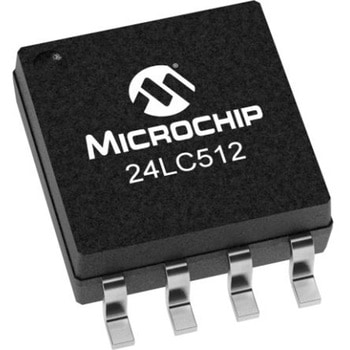 マイクロチップ， EEPROM 512kbit シリアル-2 ワイヤー， シリアル-I2C MICROCHIP