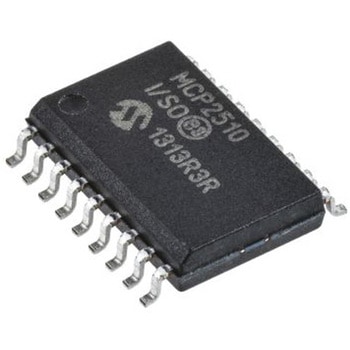 マイクロチップ， CANコントローラ， CAN 1.2， CAN 2.0A， CAN 2.0B， 18-Pin SOIC W MICROCHIP