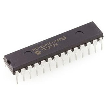 マイクロチップ， I/Oエキスパンダ 16， I2C SPDIP MCP23016-I/SP MICROCHIP