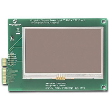 マイクロチップ，  ディスプレイボード 4.3インチ LCD ドーターボード PICtail Plus液晶ディスプレイコントローラボード Graphics Display Powertip MICROCHIP