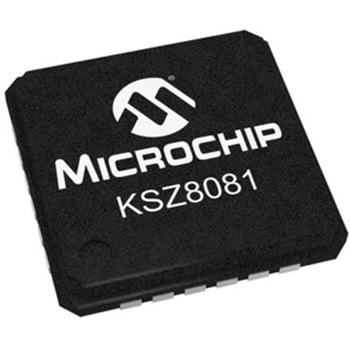 マイクロチップ，  イーサネットトランシーバ IEEE 802.3， 3.3 V， 24-Pin QFN MICROCHIP