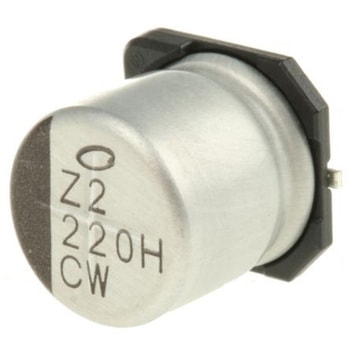 ニチコン コンデンサ 220μF， ，50V dc， UCW1H221MNL1GS ニチコン