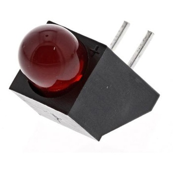 キングブライト 基板用LED表示灯 赤 直角 60 ° スルーホール実装 KINGBRIGHT