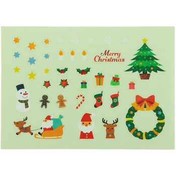 クリスマスシール 5枚組 アーテック[学校教材・教育玩具]