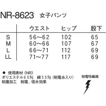 女子パンツ ナガイレーベン