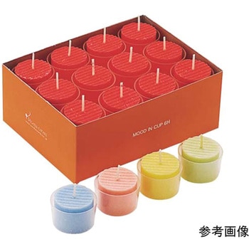 カップ入カラーキャンドル 24ヶ入 ルナックス