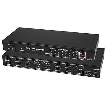 ランサーリンク HDMI分配器 HD-16V4KPro 本体 HD-16V4KPRO 1入力16出力HDMI分配器 4K2K60P@YUV420対応 1個 ランサー