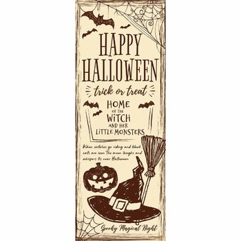 スリムハロウィンタペストリー 45×120cm ストア・エキスプレス