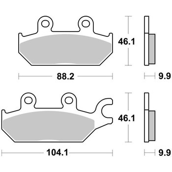 セリエオロ ブレーキパッド SD 07GR97SD brembo