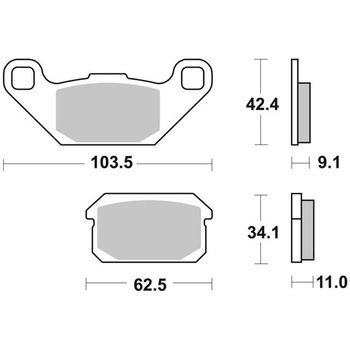 セリエオロ ブレーキパッド CC 07GR78CC brembo
