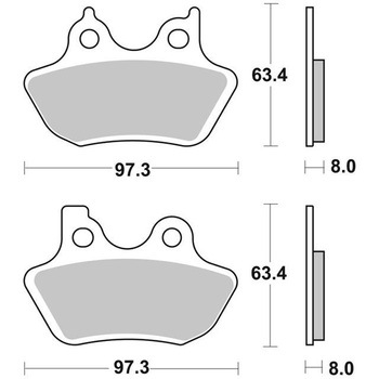 セリエオロ ブレーキパッド CC 07HD16CC brembo