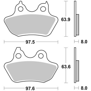 セリエオロ ブレーキパッド CC 07HD18CC brembo