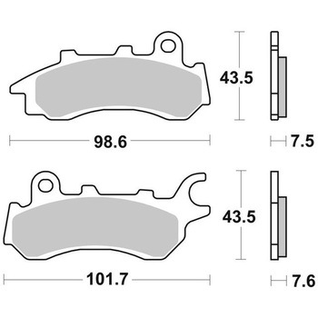 セリエオロ ブレーキパッド CC 07HO64CC brembo
