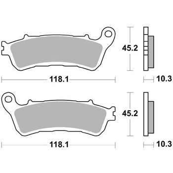 セリエオロ ブレーキパッド SP 07HO66SP brembo