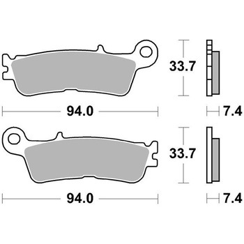 セリエオロ ブレーキパッド SD 07YA55SD brembo