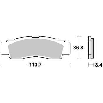 セリエオロ ブレーキパッド SD 07YA56SD brembo
