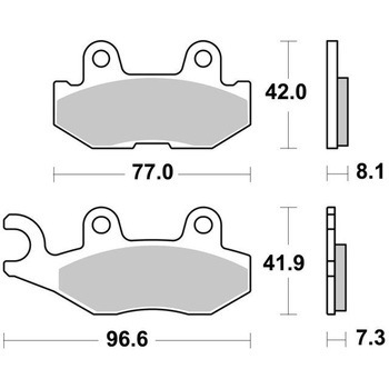 セリエオロ ブレーキパッド SD 07YA58SD brembo