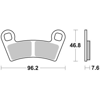 セリエオロ ブレーキパッド SD 07PO09SD brembo
