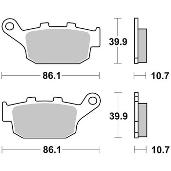 セリエオロ ブレーキパッド XS 07029XS brembo