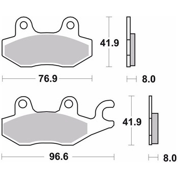 セリエオロ ブレーキパッド SP 07YA22SP brembo