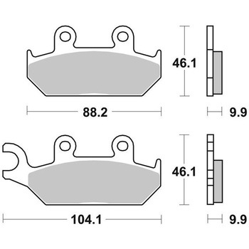 セリエオロ ブレーキパッド SP 07YA25SA brembo