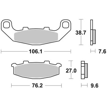 セリエオロ ブレーキパッド SA 07KA11SA brembo