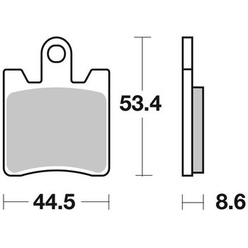 セリエオロ ブレーキパッド XS 07037XS brembo