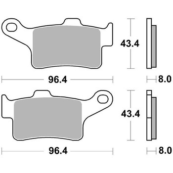セリエオロ ブレーキパッド SA 07GR88SA brembo