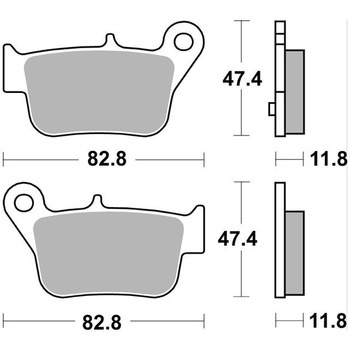 セリエオロ ブレーキパッド XS 07103XS brembo