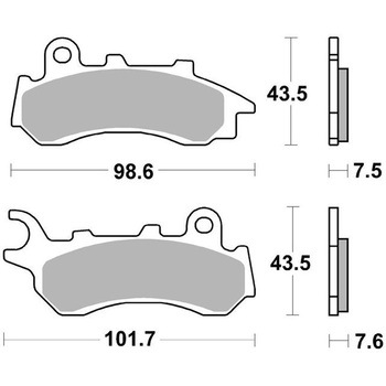 セリエオロ ブレーキパッド XS 07118XS brembo