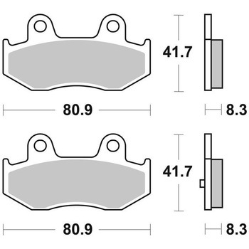セリエオロ ブレーキパッド XS 07055XS brembo
