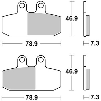 セリエオロ ブレーキパッド XS 07057XS brembo
