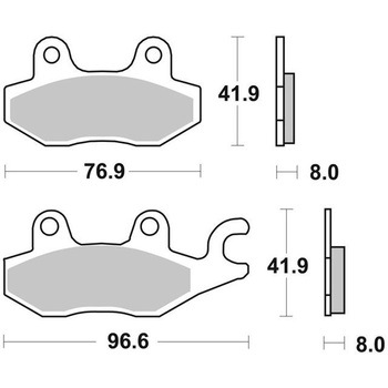 セリエオロ ブレーキパッド XS 07071XS brembo