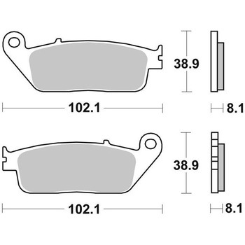 セリエオロ ブレーキパッド XS 07074XS brembo