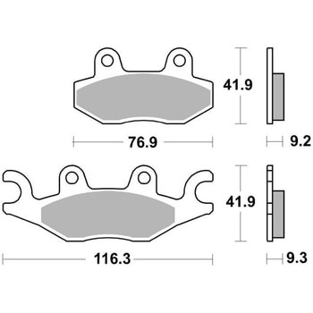 セリエオロ ブレーキパッド XS 07095XS brembo