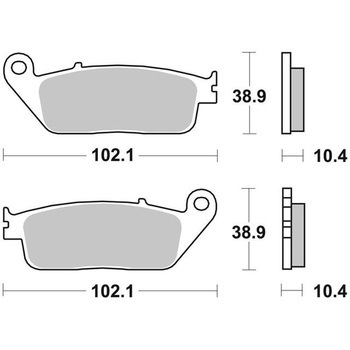 セリエオロ ブレーキパッド XS 07096XS brembo