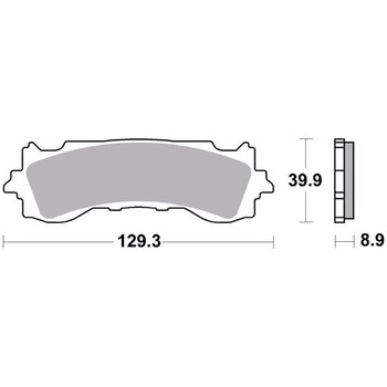 セリエオロ ブレーキパッド SA 07HO65SA brembo