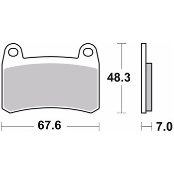 セリエオロ ブレーキパッド SA 07GR83SA brembo