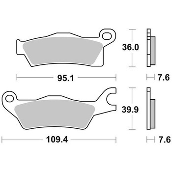 セリエオロ ブレーキパッド SX 07GR27SX brembo
