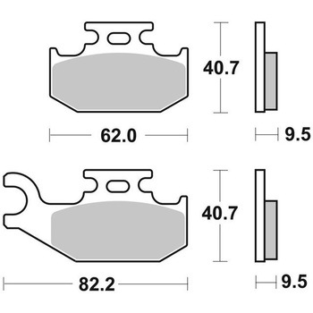 セリエオロ ブレーキパッド SX 07GR50SX brembo