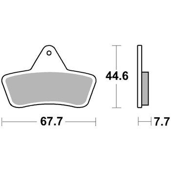 セリエオロ ブレーキパッド SX 07GR54SX brembo