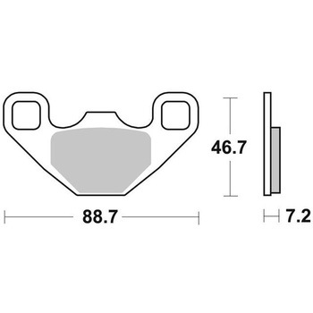 セリエオロ ブレーキパッド SX 07PO13SX brembo