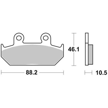 セリエオロ ブレーキパッド SA 07HO35SA brembo