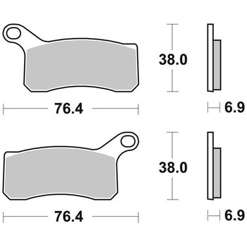 セリエオロ ブレーキパッド SD 07GR07SD brembo