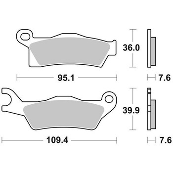 セリエオロ ブレーキパッド SD 07GR26SD brembo