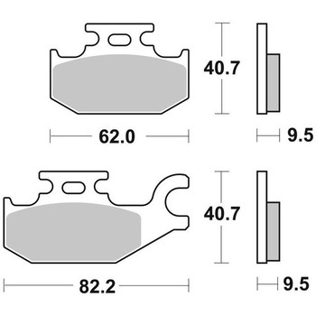 セリエオロ ブレーキパッド SD 07GR49SD brembo