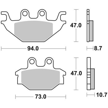 セリエオロ ブレーキパッド SD 07GR52SD brembo