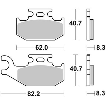 セリエオロ ブレーキパッド SD 07GR74SD brembo